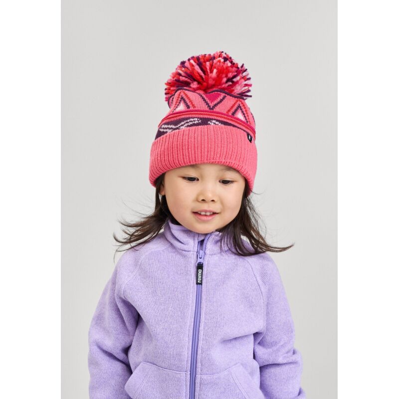 REIMA Merino Wool Blend Beanie Kirjoen 5300286B Soft Coral