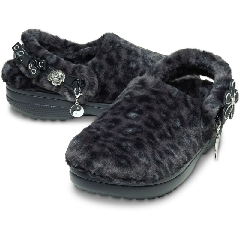 Crocs™ Classic Unfurgettable Leopard Clog Black/Leopard