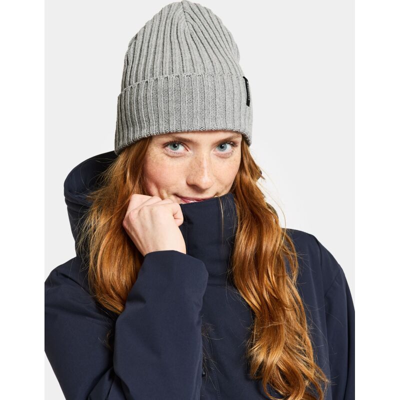 Didriksons Laken Beanie 3 Grey melange