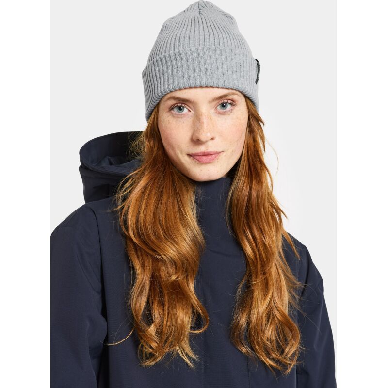 Didriksons Delmar Beanie Grey melange