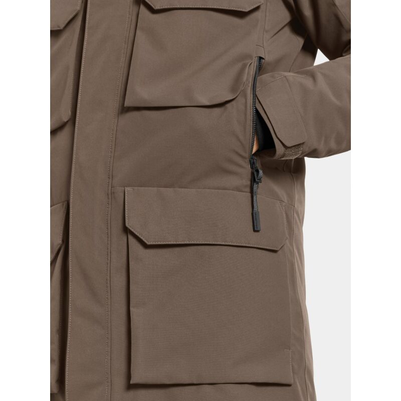 Didriksons Drew Usx Parka 8 Mocha Brown