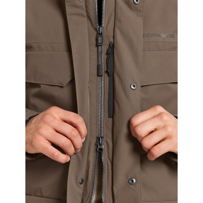 Didriksons Drew Usx Parka 8 Mocha Brown
