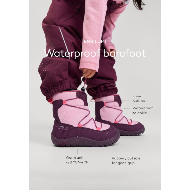 REIMA ReimaTec Barefoot Winter Boots Ensilumi Kid's 5400163A Earthy Beige