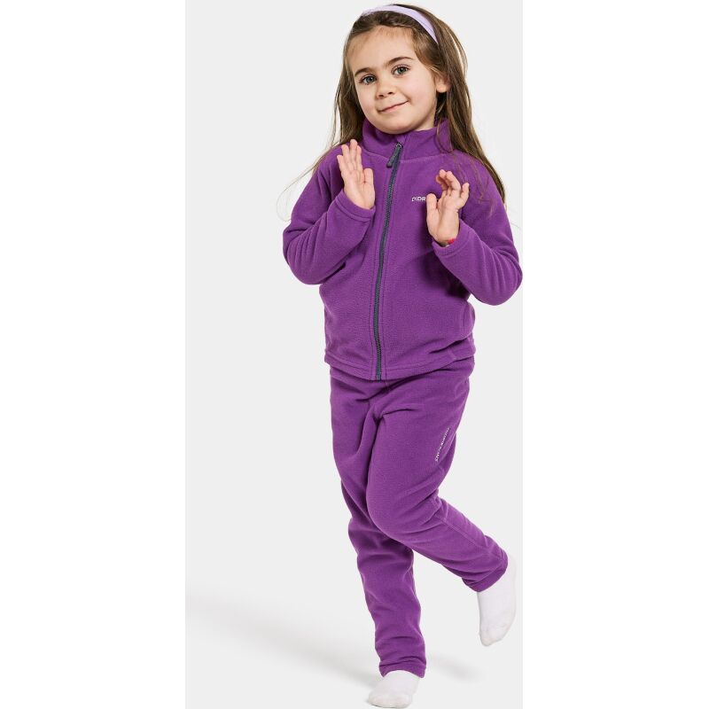 Didriksons Monte Kid's Full-Zip 10 Royal Purple