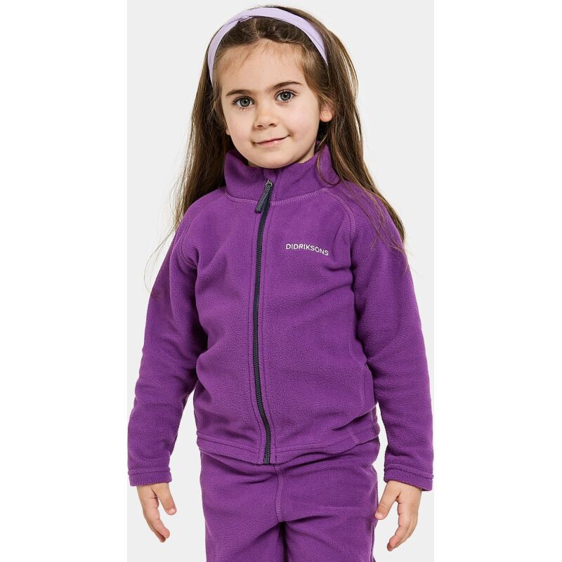 Didriksons Monte Kids' Full-Zip 10 Royal Purple