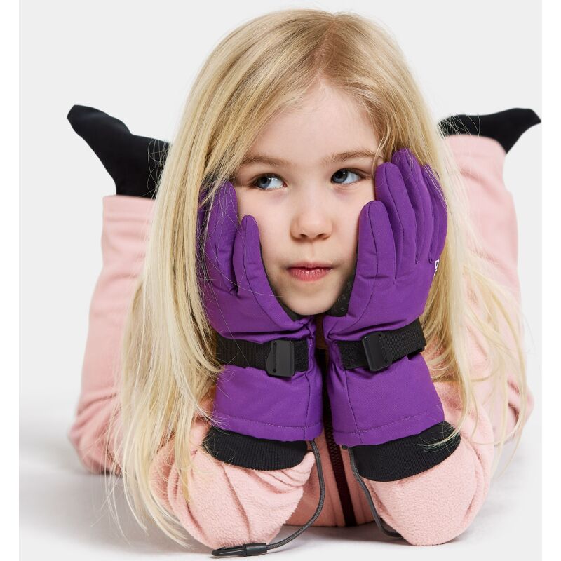 Didriksons Biggles Kid's Gloves 3 Royal Purple