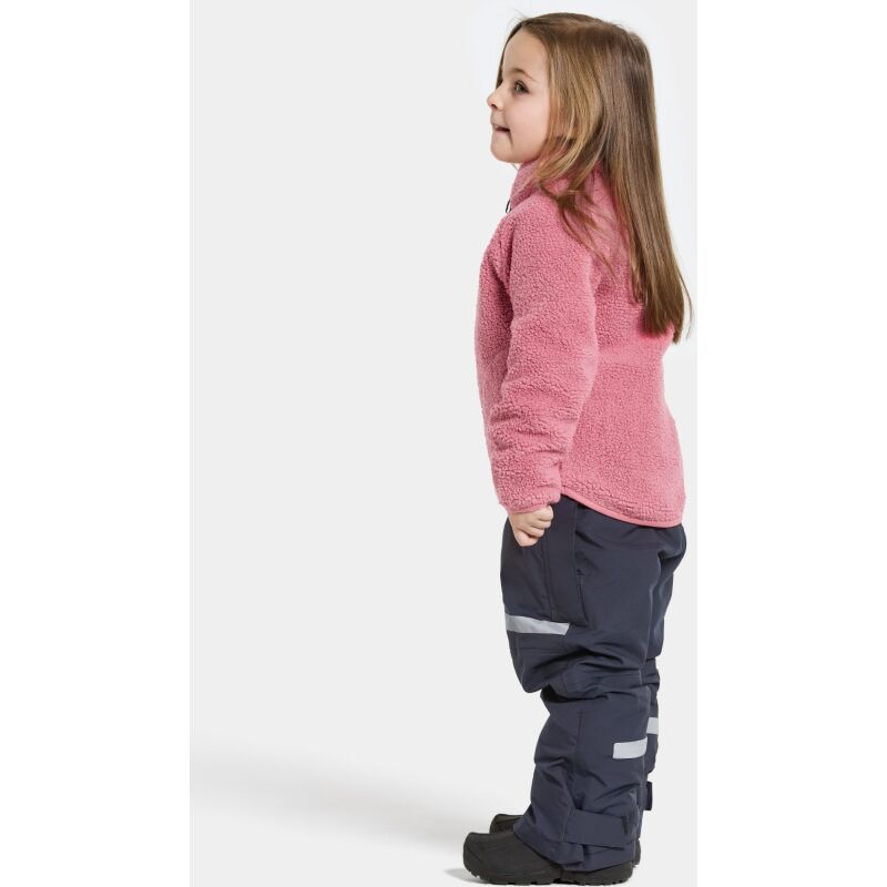 Didriksons Gibbs Kids' Full-Zip 2 Heather Pink