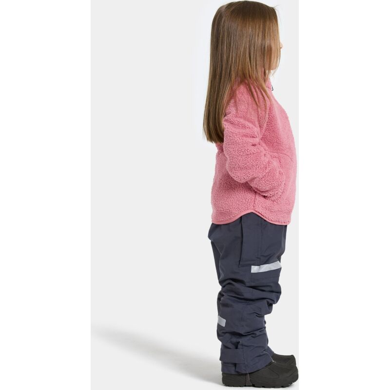 Didriksons Gibbs Kids' Full-Zip 2 Heather Pink