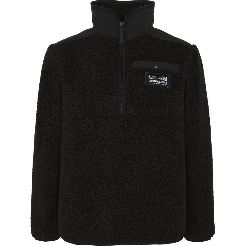 Didriksons Exa Kids' Half-Zip Black
