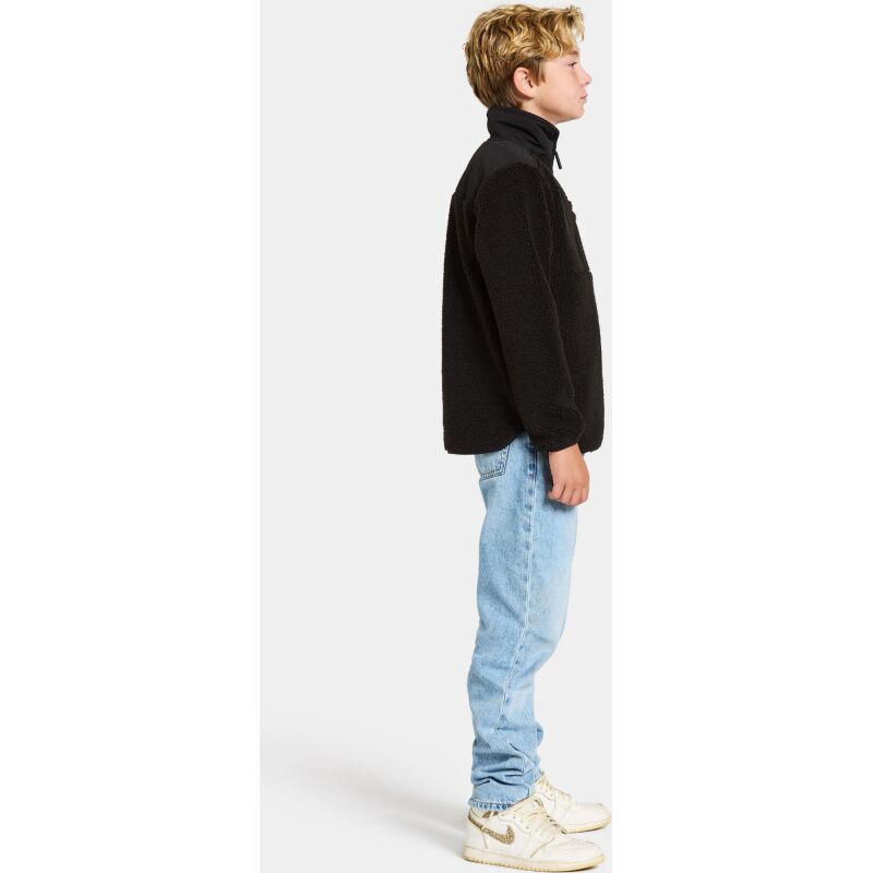 Didriksons Exa Kids' Half-Zip Black