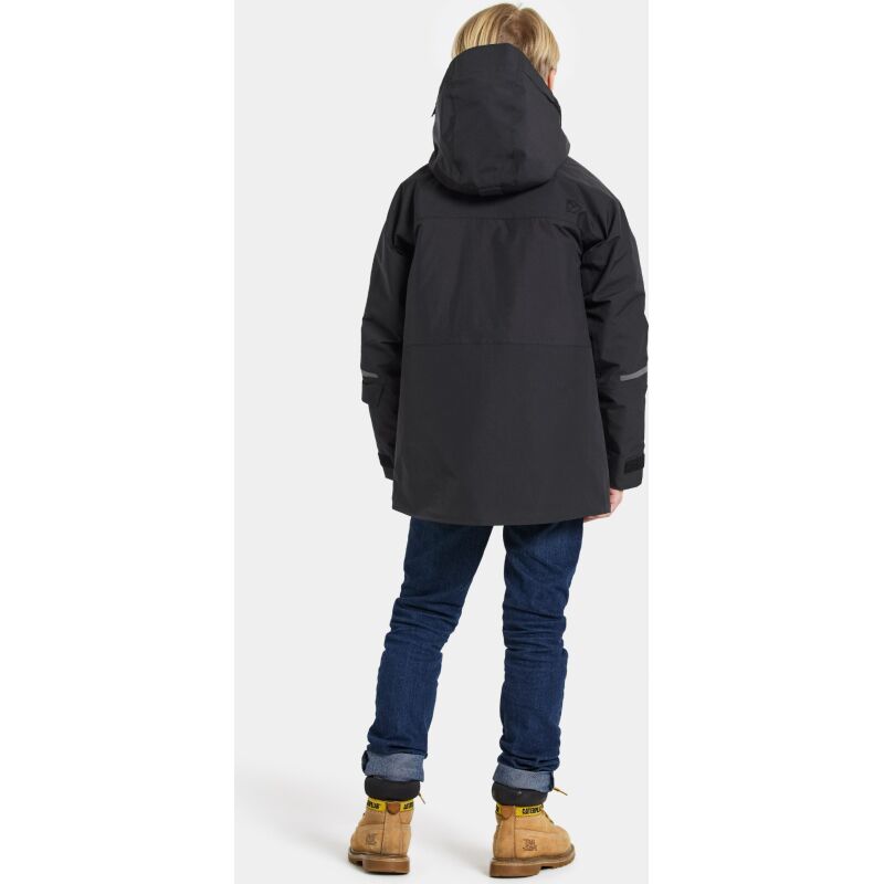 Didriksons Gabbro Kid's Jacket Black