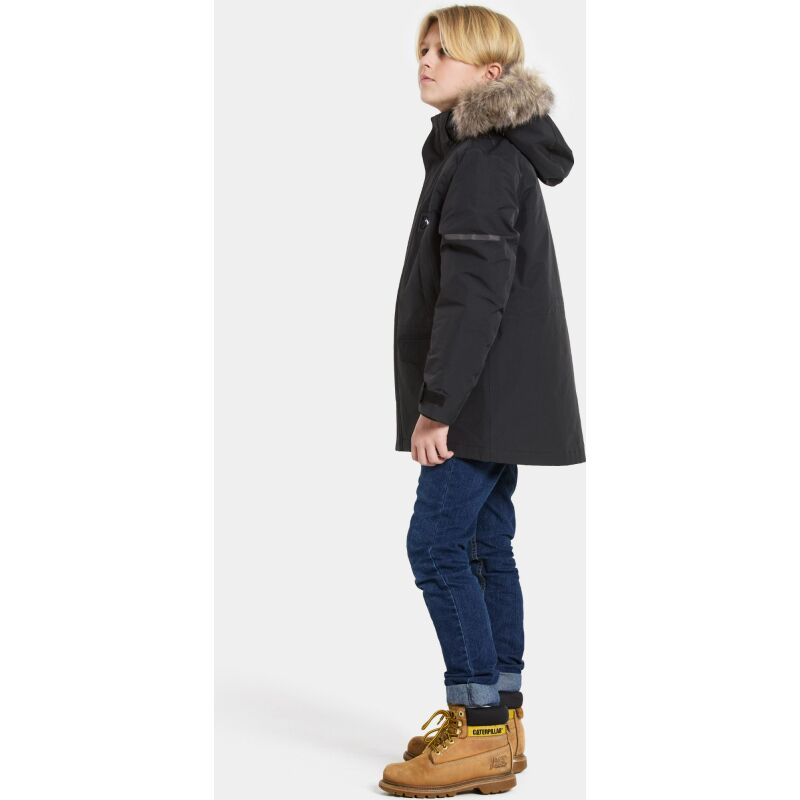 Didriksons Sylvin Kid's Parka Black
