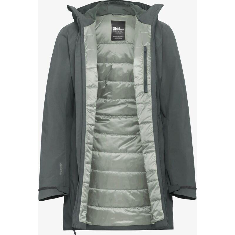 Jack Wolfskin Heidelstein Waterproof Winter Jacket Women's Slate Green