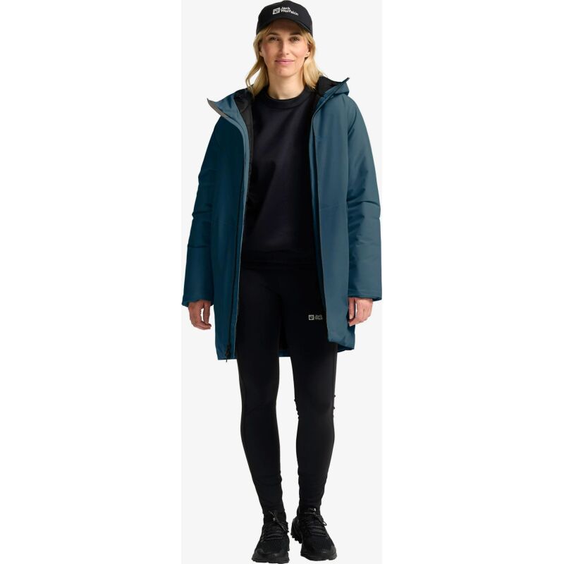 Jack Wolfskin Frost Haven Waterproof insulating Jacket Women's Aluminium Blue