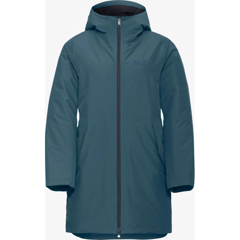 Jack Wolfskin Frost Haven Waterproof insulating Jacket Women's Aluminium Blue