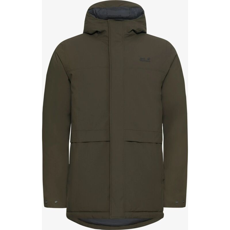Jack Wolfskin Cold Camp Coat Men's Obsidian Moss