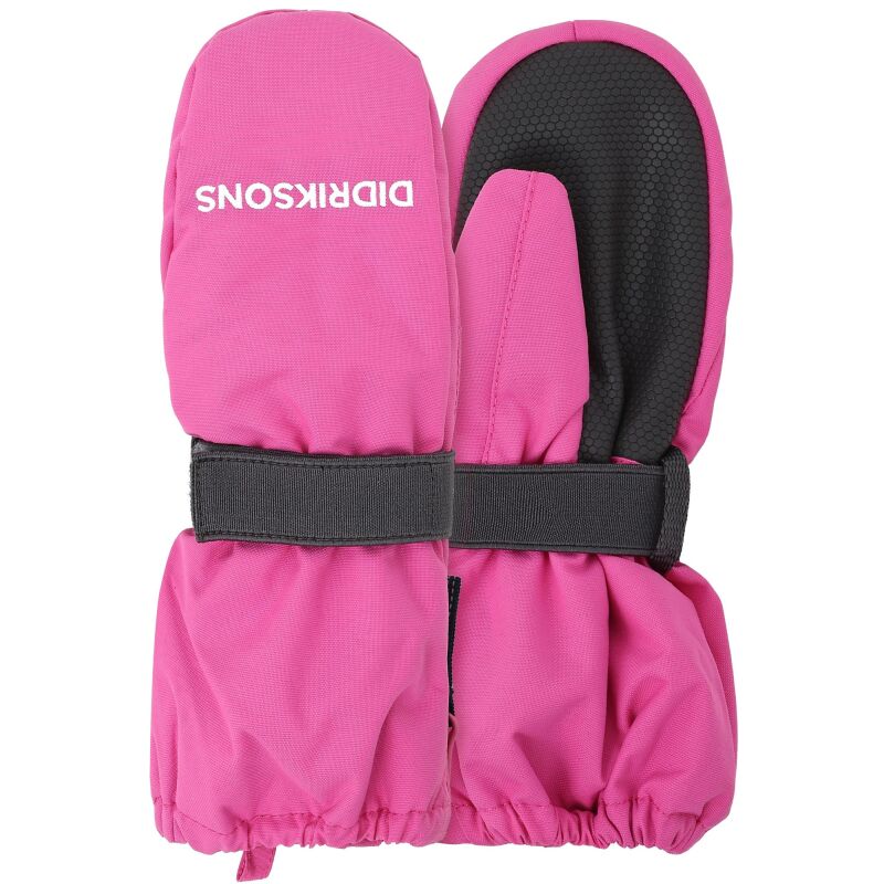 Didriksons Biggles Kid's Zip Mittens 8 Sweet pink