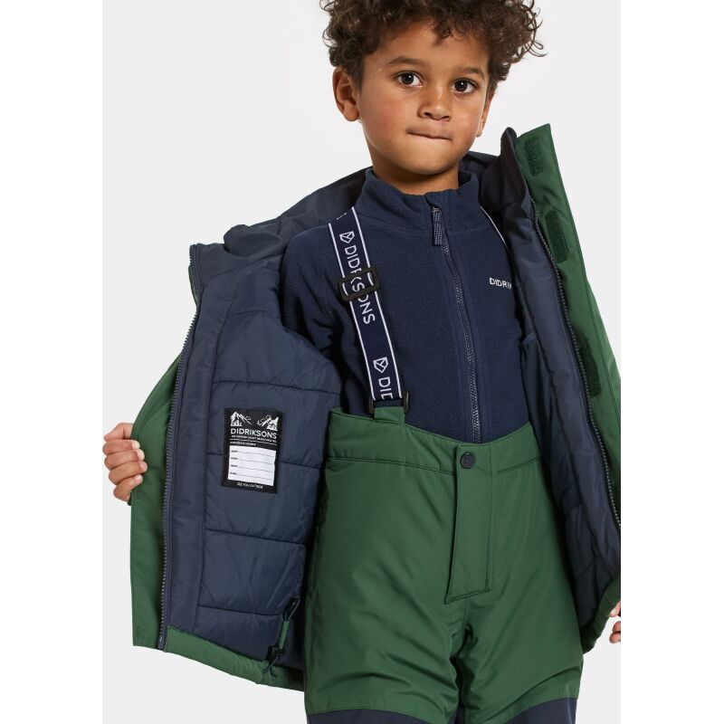 Didriksons Skare Kid'S Set Pine Green