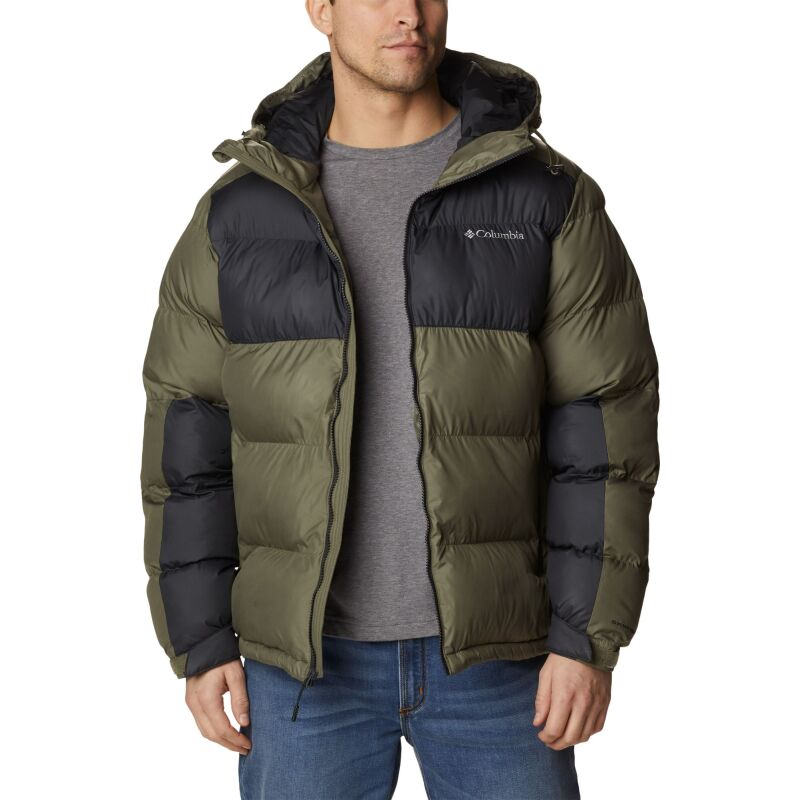 Columbia Pike Lake II Hooded Jacket Men's Stone Green, Shark