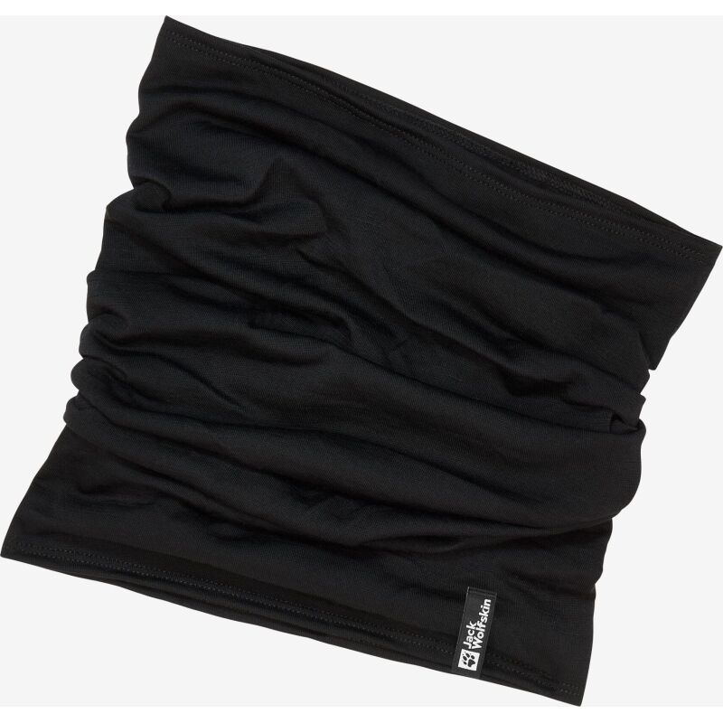 Jack Wolfskin Merino Neckgaiter Black