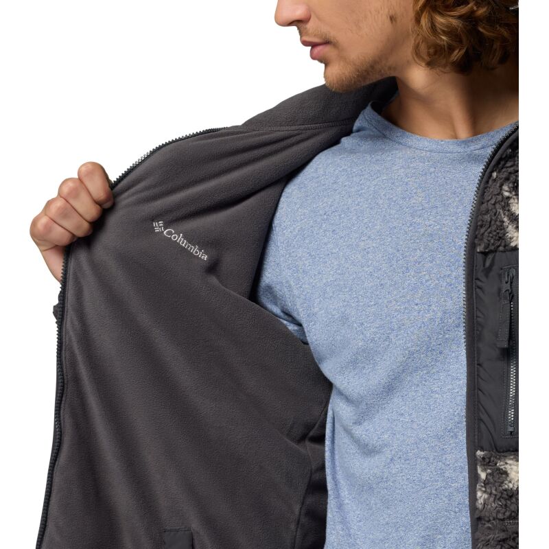 Columbia Winter Pass Reversible Fleece Men's Shark, Peaked Tonal