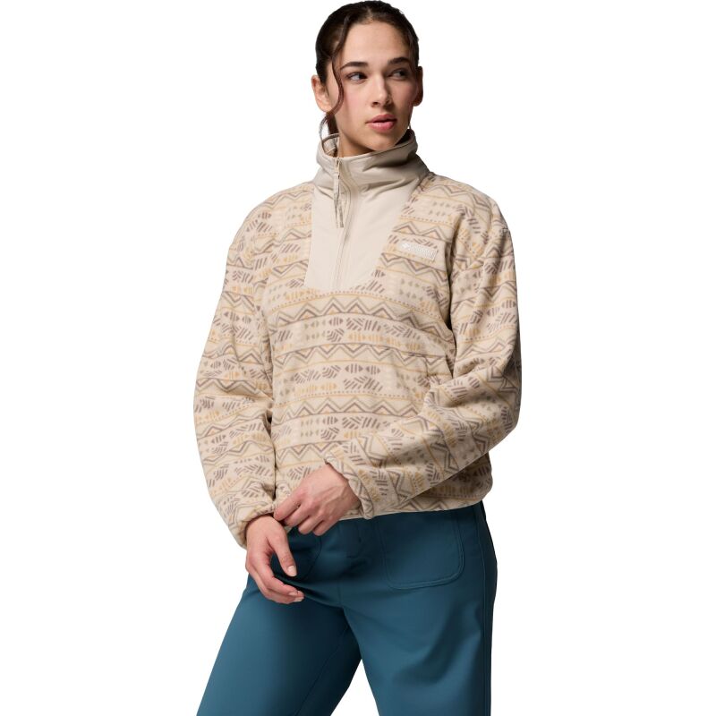 Columbia Sequoia Grove Printed Half Zip Women's Dark Stone Horizons