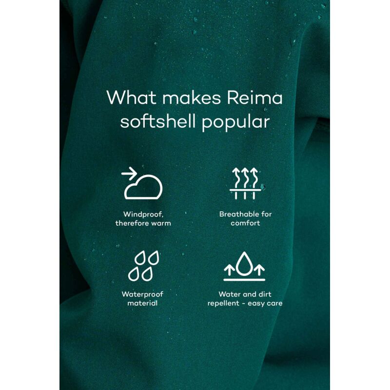 REIMA Toddlers' Softshell Overall Mjosa 5100006D Soft black 9784