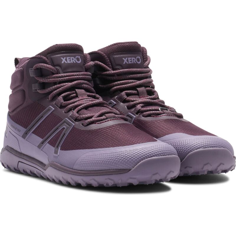 Xero Shoes Barefoot Scrambler Trail Mid WP Women's Plum Perfect / Sage Purple