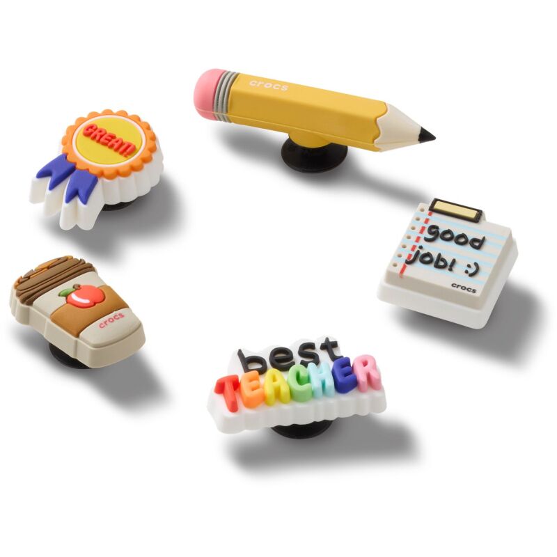 Crocs™ Jibbitz Best Teacher 5 Pack 