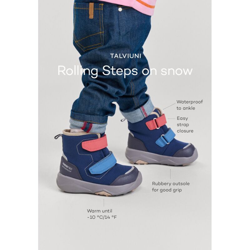 REIMA ReimaTec Waterproof Winter Toddlers' Shoes Talviuni 5400165A Deep purple