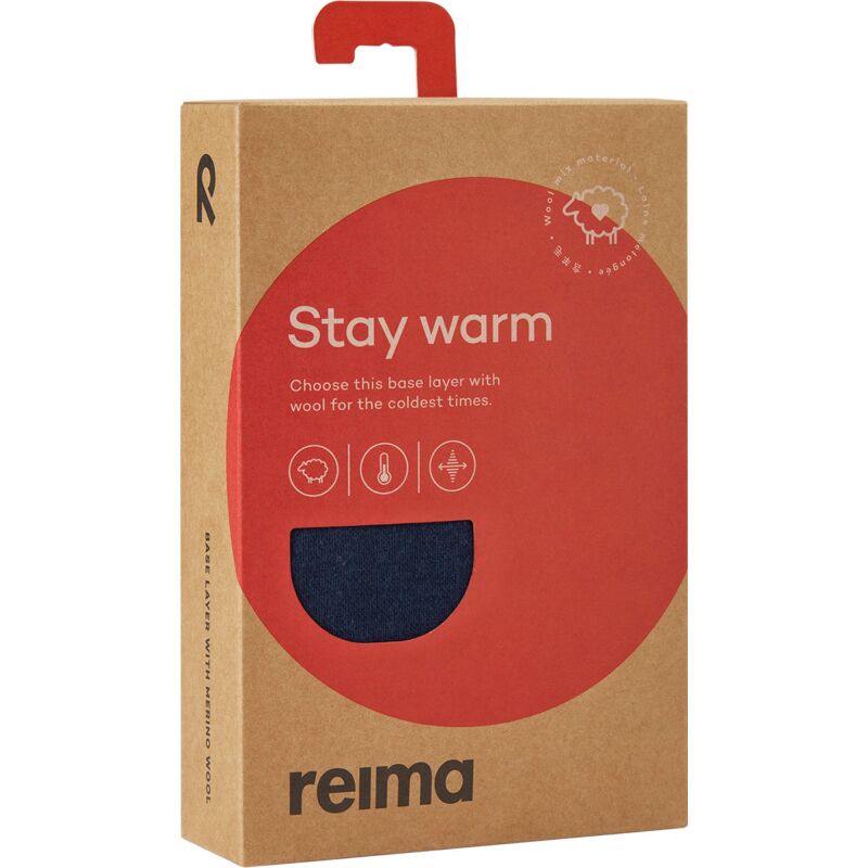 REIMA Wool Base Layer Set Taitoa 5200030C Navy 6980