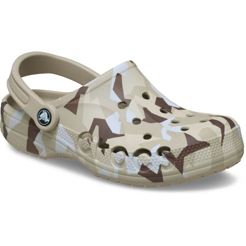 Crocs™ Baya Seasonal Printed Clog Cobblestone/White