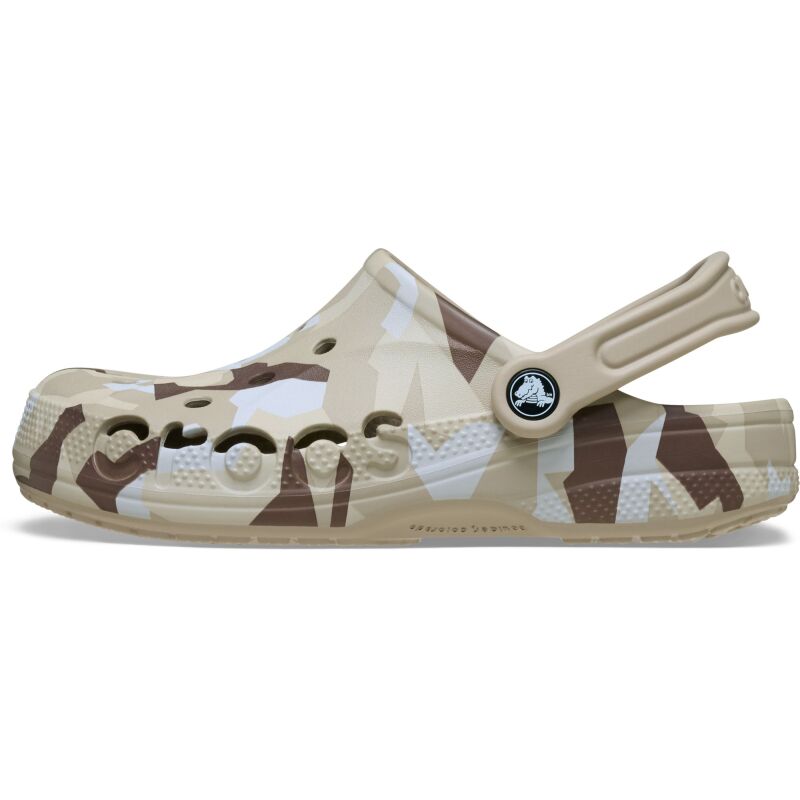 Crocs™ Baya Seasonal Printed Clog Cobblestone/White