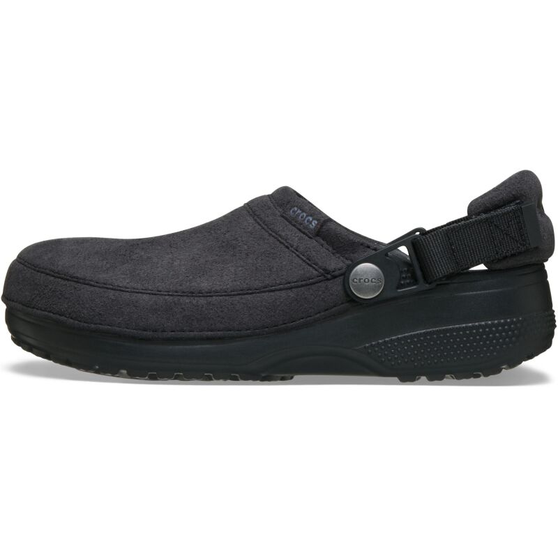 Crocs™ Classic Crafted Vegan Suede Clog Black