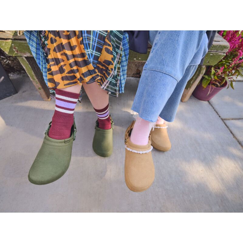 Crocs™ Classic Crafted Vegan Suede Clog Milk Chocolate