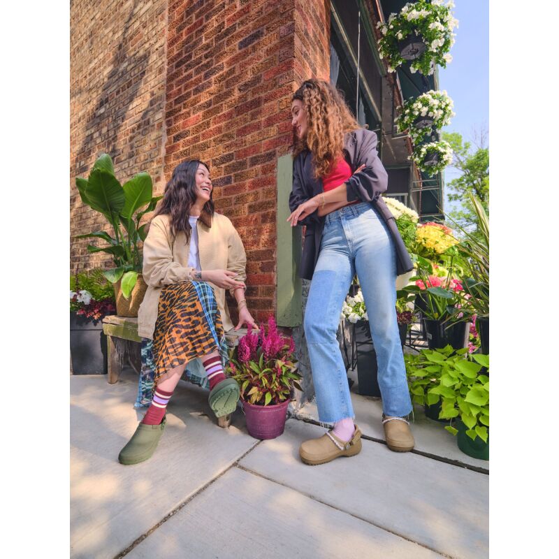 Crocs™ Classic Crafted Vegan Suede Clog Milk Chocolate