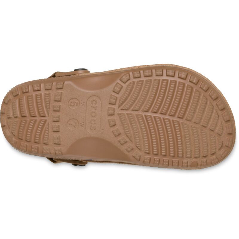 Crocs™ Classic Crafted Vegan Suede Clog Milk Chocolate