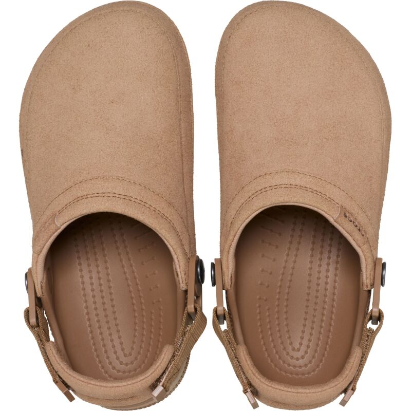Crocs™ Classic Crafted Vegan Suede Clog Milk Chocolate