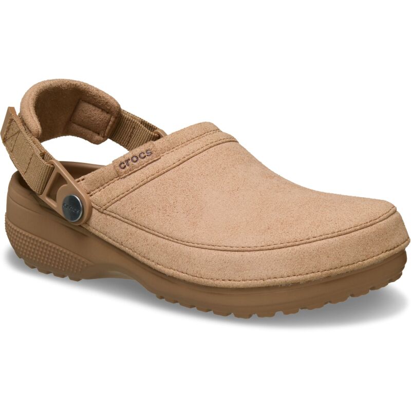 Crocs™ Classic Crafted Vegan Suede Clog Milk Chocolate