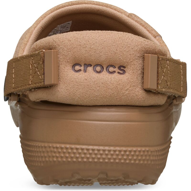 Crocs™ Classic Crafted Vegan Suede Clog Milk Chocolate