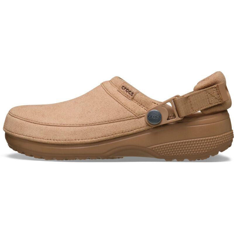 Crocs™ Classic Crafted Vegan Suede Clog Milk Chocolate