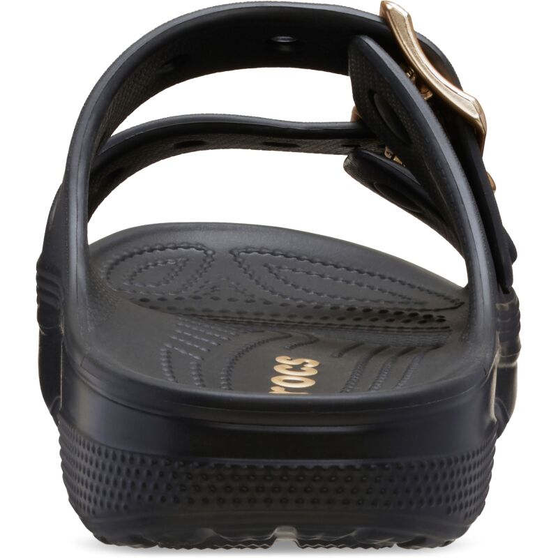 Crocs™ Saturday Metallic Buckle Sandal Women's Black