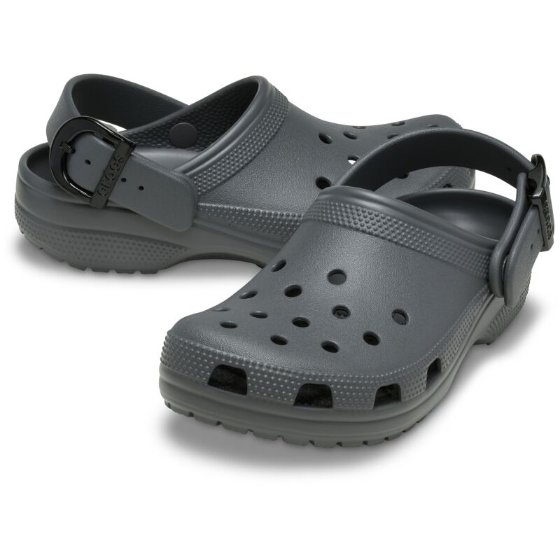 Crocs™ Classic Enamel Buckle Clog Carbon
