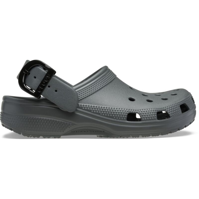 Crocs™ Classic Enamel Buckle Clog Carbon