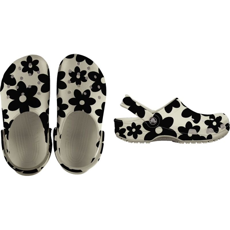 Crocs™ Classic Pop Petals Clog Summit White/Multi