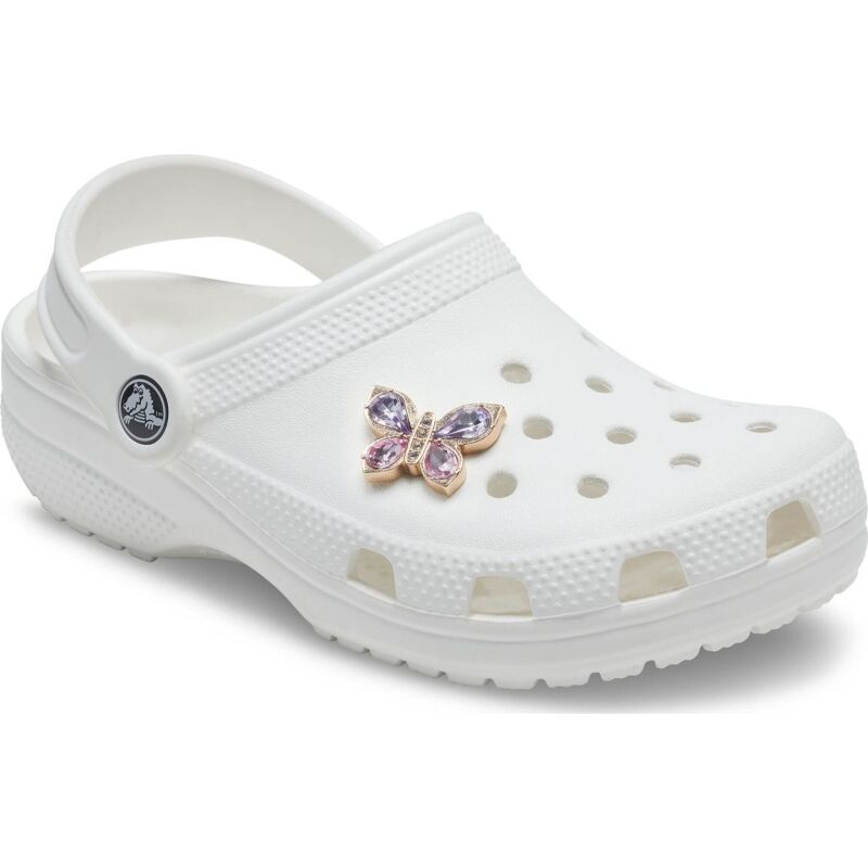 Crocs™ Jibbitz Gold Butterfly With Gem 