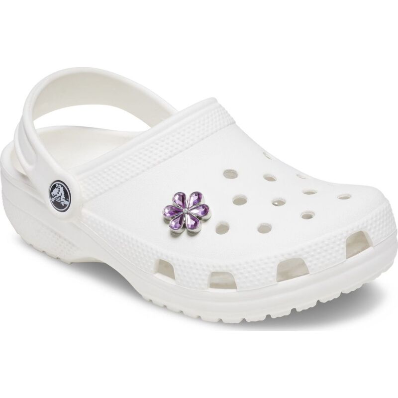 Crocs™ Jibbitz Purple Blinged Out Daisy 