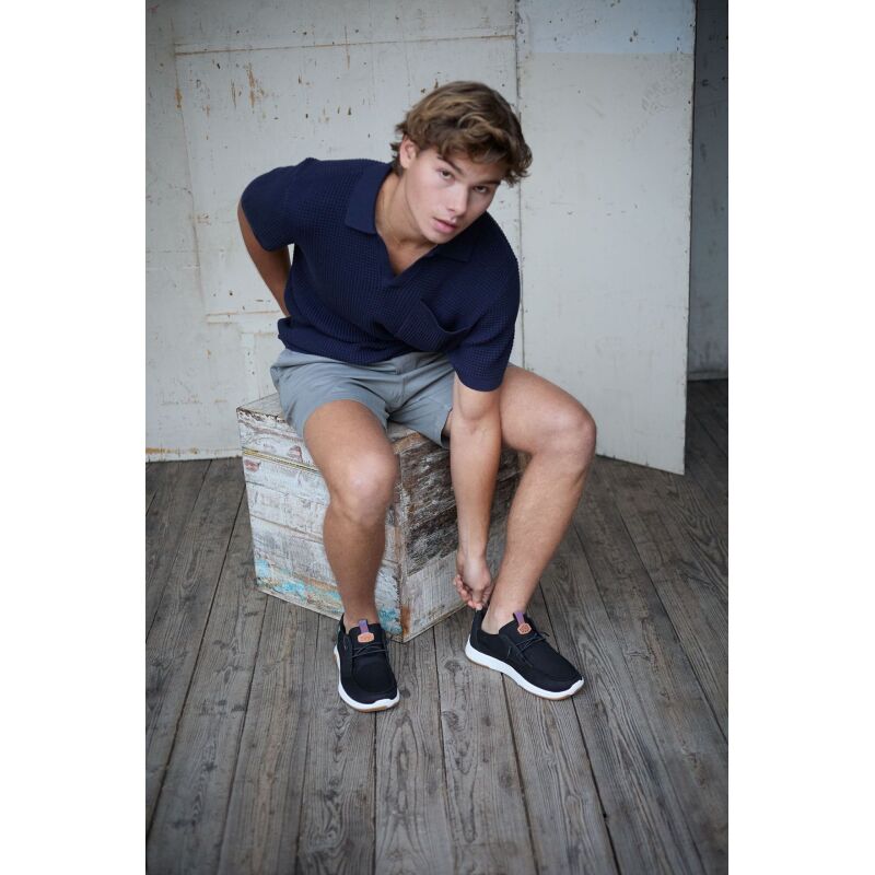 HEYDUDE Wally Drift Classic Men's Black/White