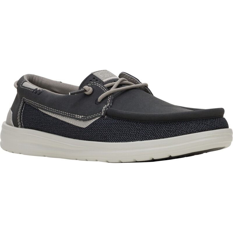 HEYDUDE Welsh Grip Classic Mesh Men 43154 Black/Storm Gray