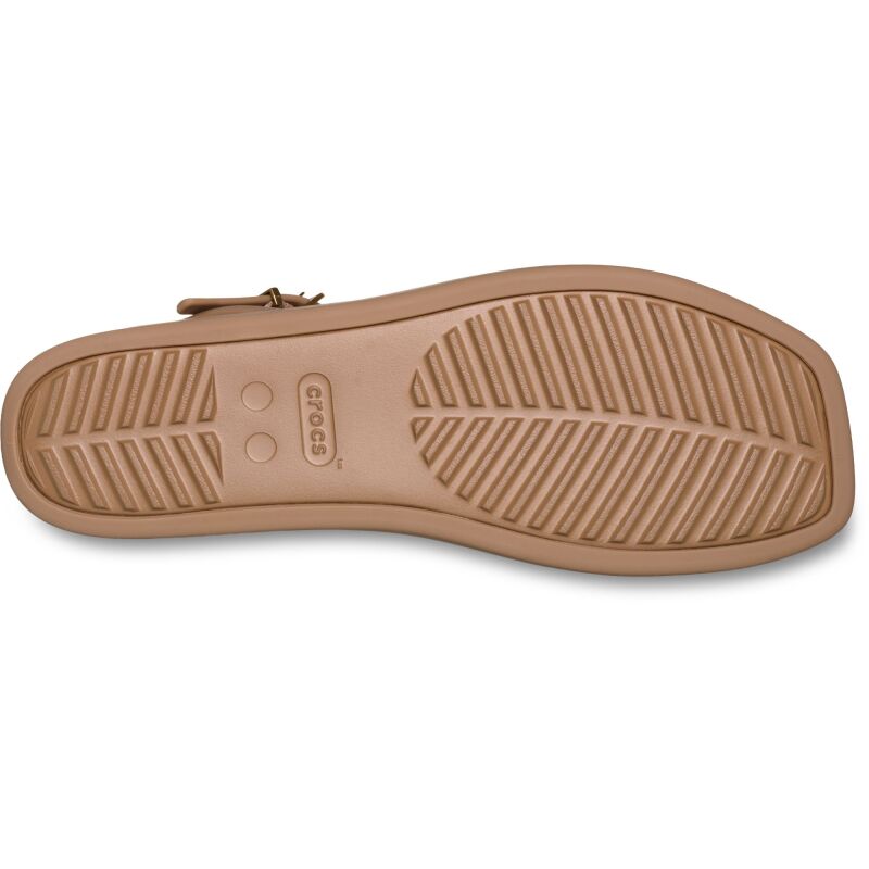 Crocs™ Miami Platform Y Strap Sandal Milk Chocolate